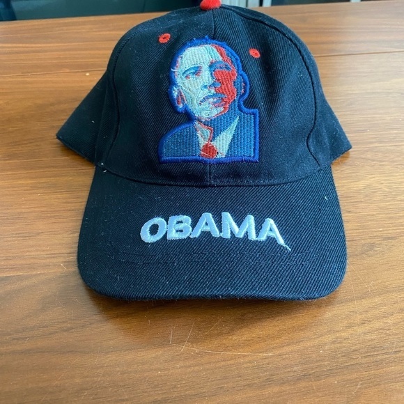 Barrack Obama USA President Mural Hat - Picture 3 of 4